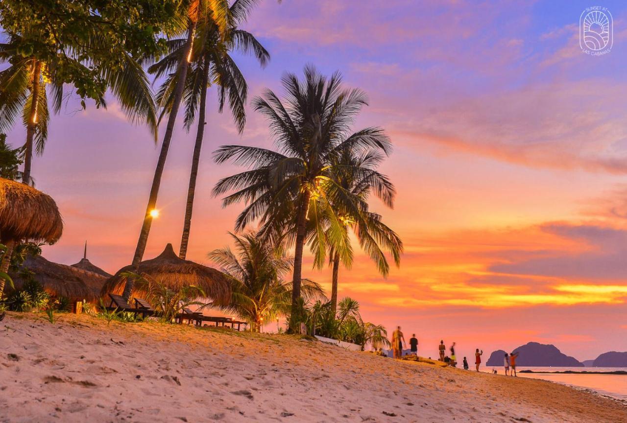 Sunset At Las Cabanas El Nido Kültér fotó